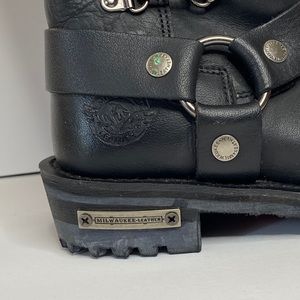 Women’s Leather Milwaukee Motorcycle Boots 7.5